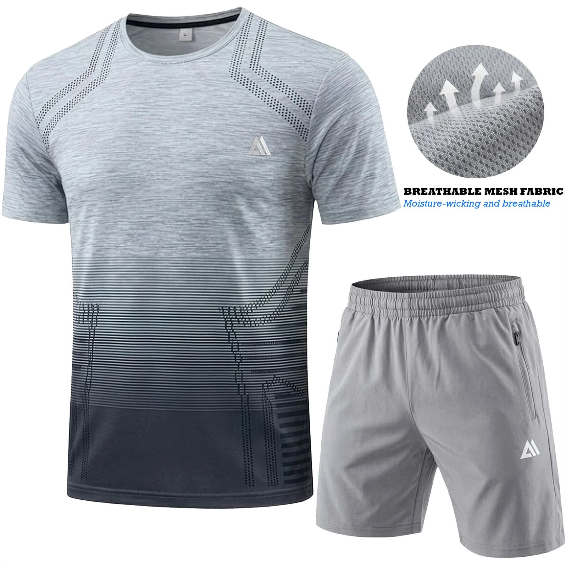 Mens Sublimation Stretch Short Set
