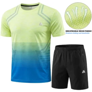 Mens Sublimation Stretch Short Set