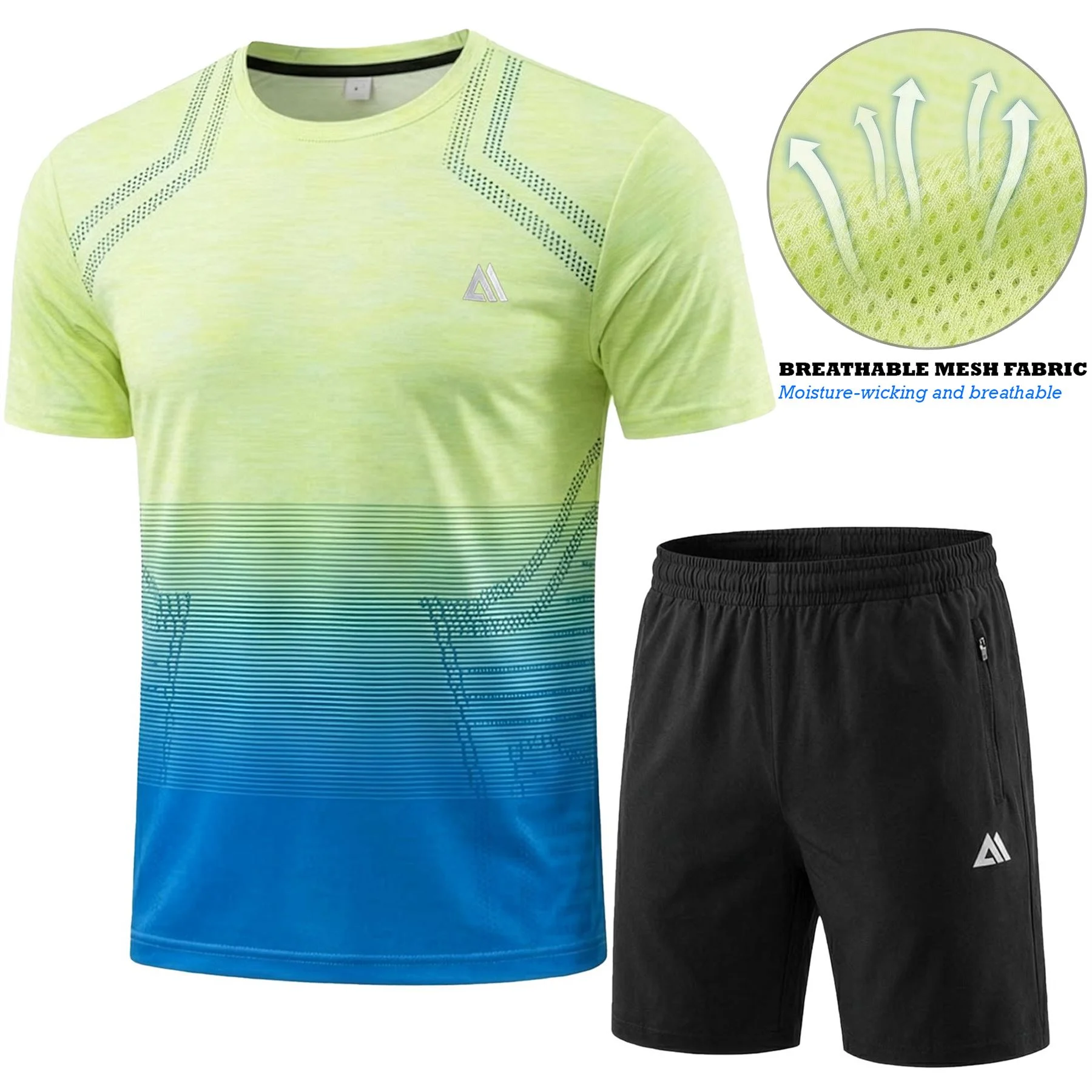 Mens Sublimation Stretch Short Set