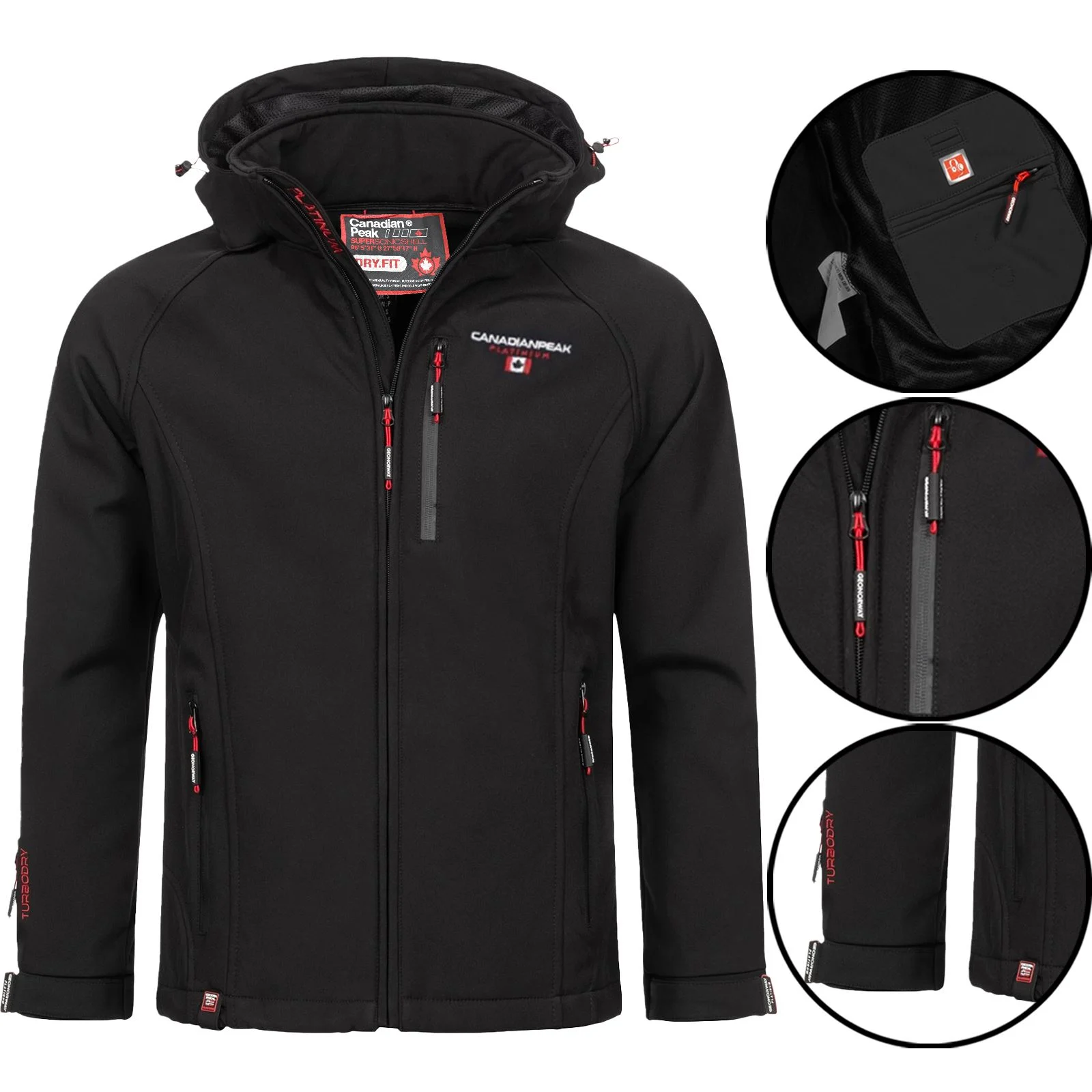 Mens Tabooeak Fleece Lined Soft Shell Waterproof