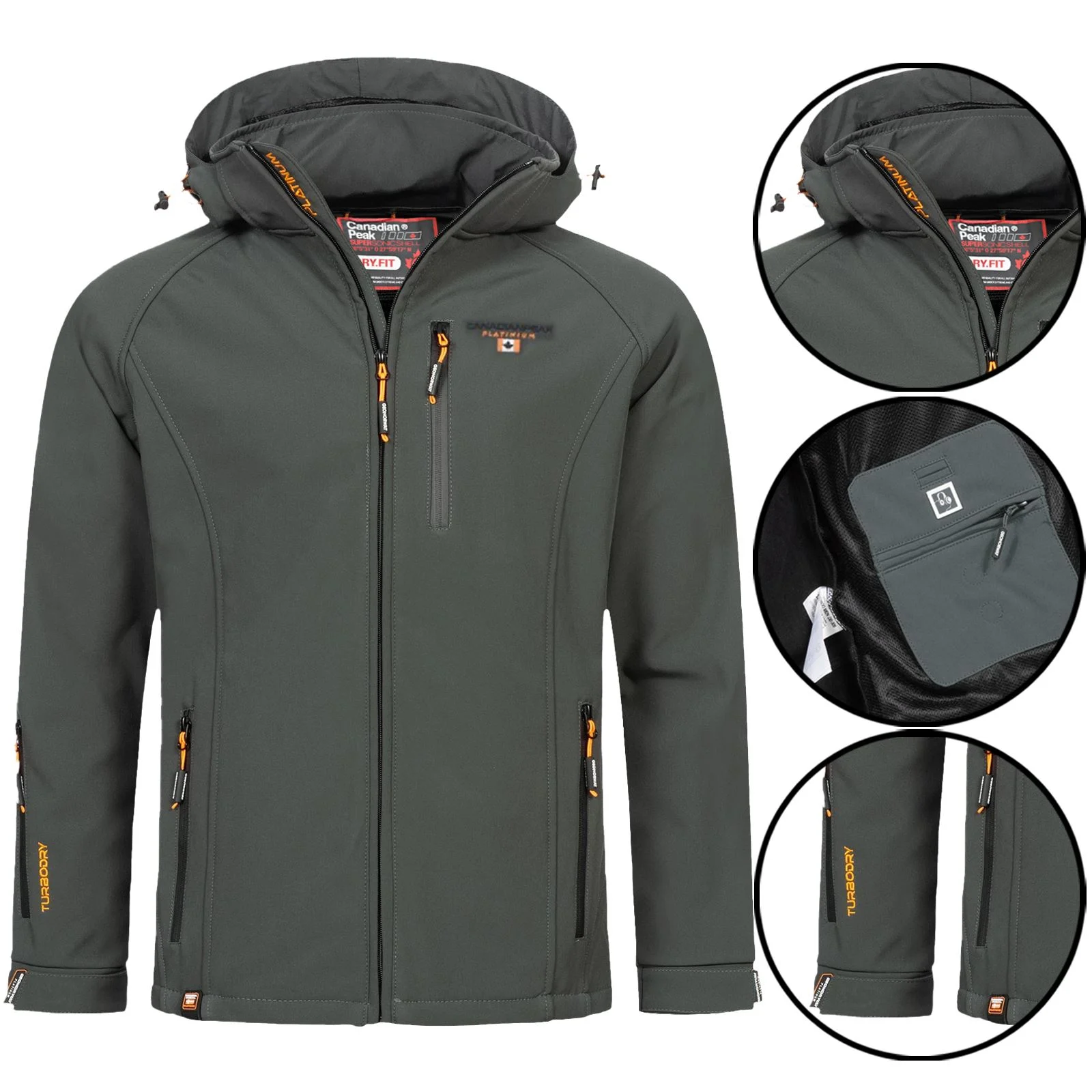 Mens Tabooeak Fleece Lined Soft Shell Waterproof
