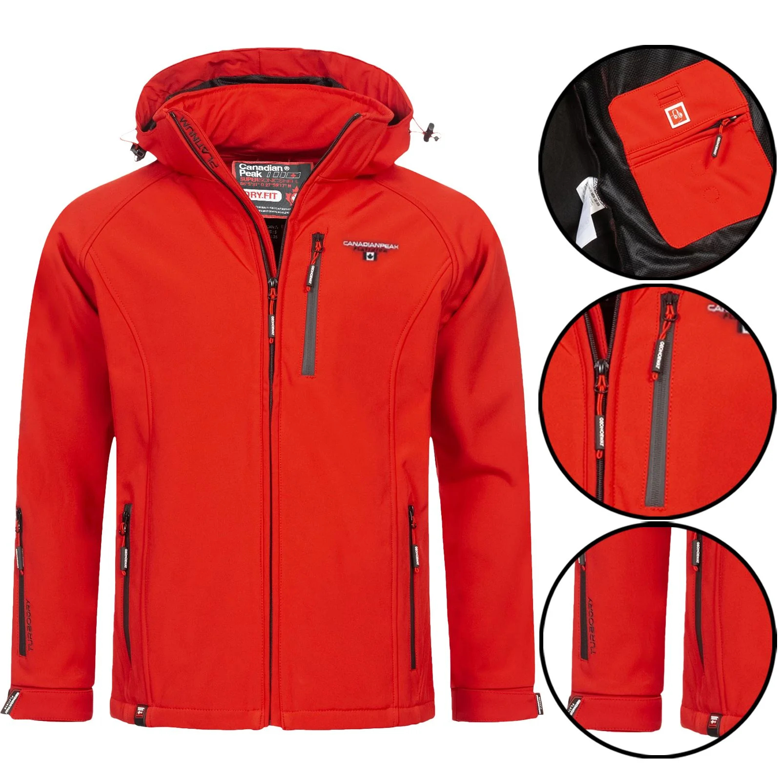 Mens Tabooeak Fleece Lined Soft Shell Waterproof
