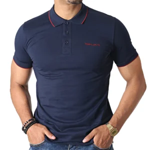 Mens Teddy Smith Polo Contrast Tipped Sherpa