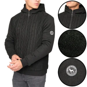 Mens Tonbridge Fleece Lined Sherpa Lined Knitted