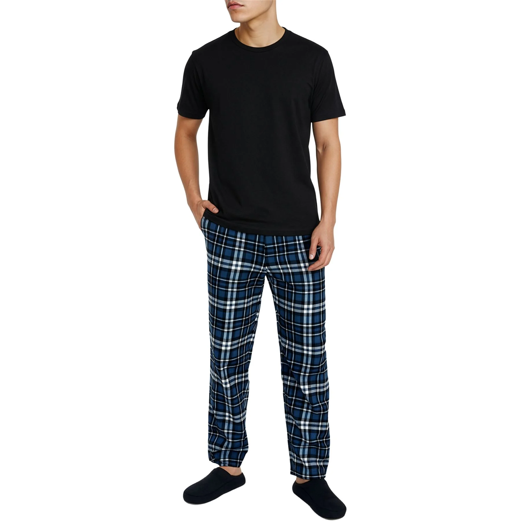 Mens Check Lounge Pyjama Set Vintage