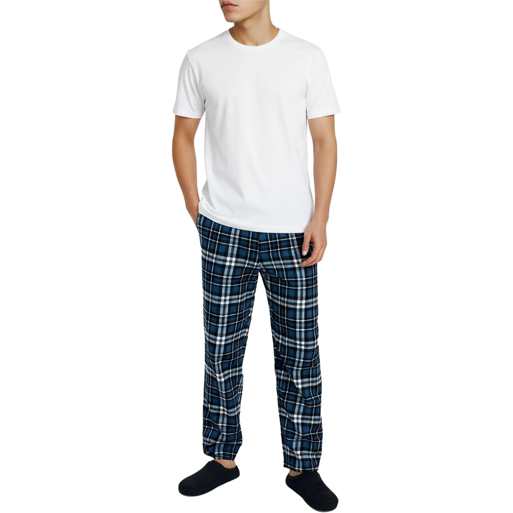 Mens Check Lounge Pyjama Set Vintage