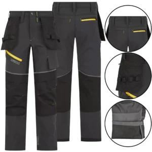 Mens Fleece Lined Soft Shell Waterproof Workwear
