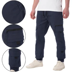Mens Soul Star Tyrell Stretch Cargo Joggers