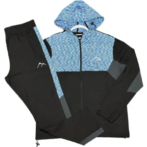 Mens Vector Stretch Hooded Tracksuit Set