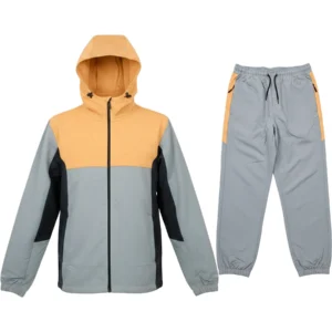 Mens Vector Stretch Hooded Tracksuit Set