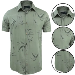 Mens Summer Hawaiian Shirt Viscose