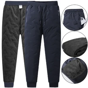 Mens Fleece Lined Waterproof Thermal Joggers