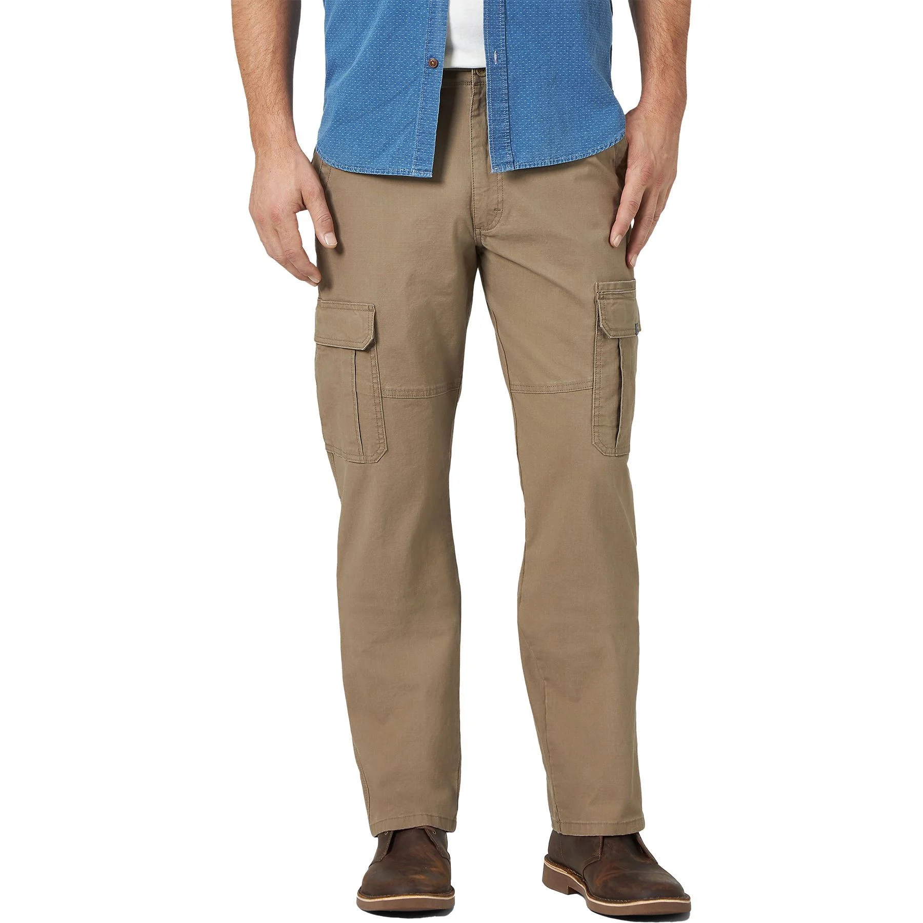 Mens Wrangler Stretch Big Size Cargo Trousers