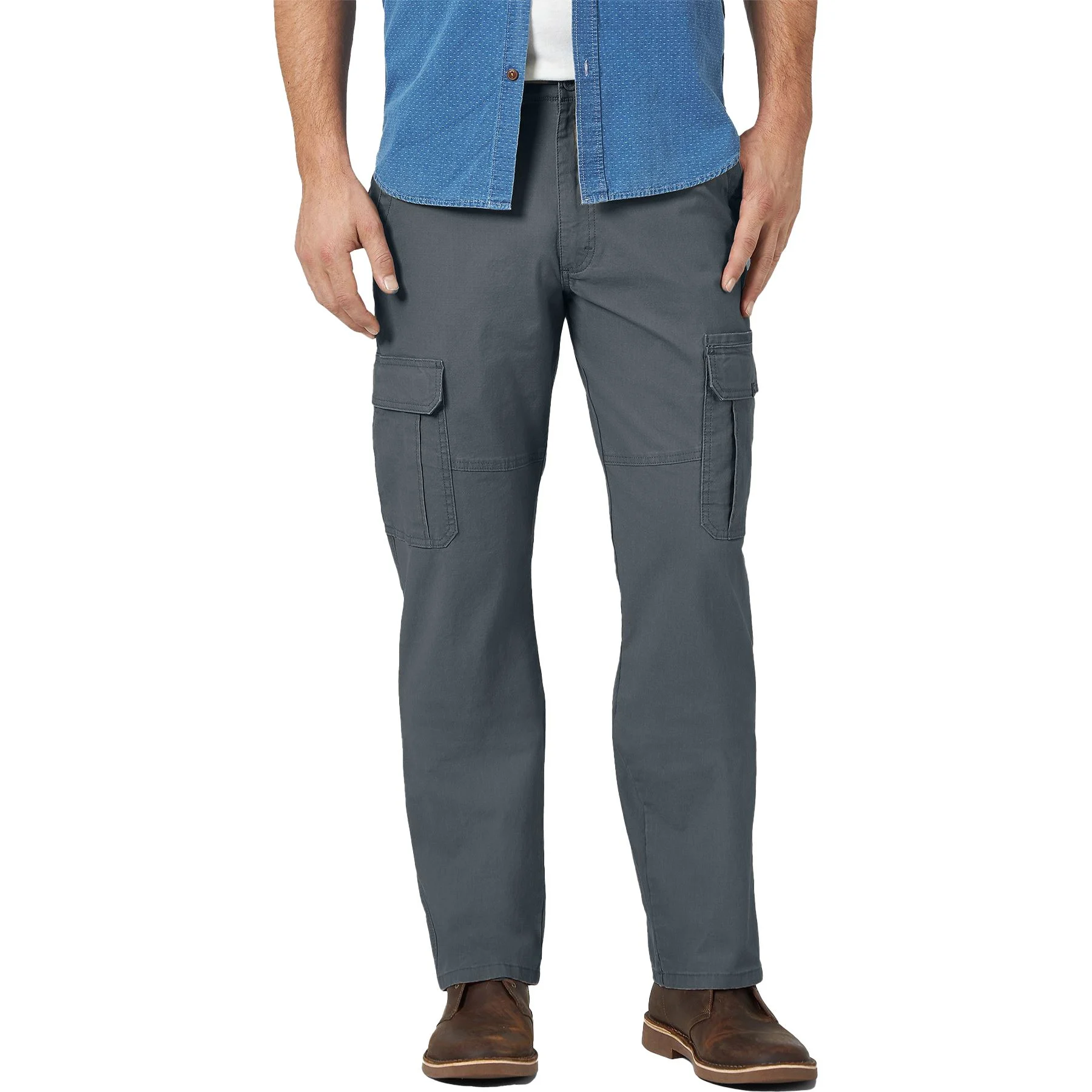 Mens Wrangler Stretch Big Size Cargo Trousers