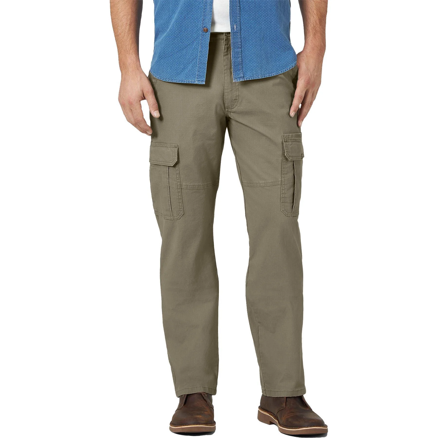Mens Wrangler Stretch Big Size Cargo Trousers