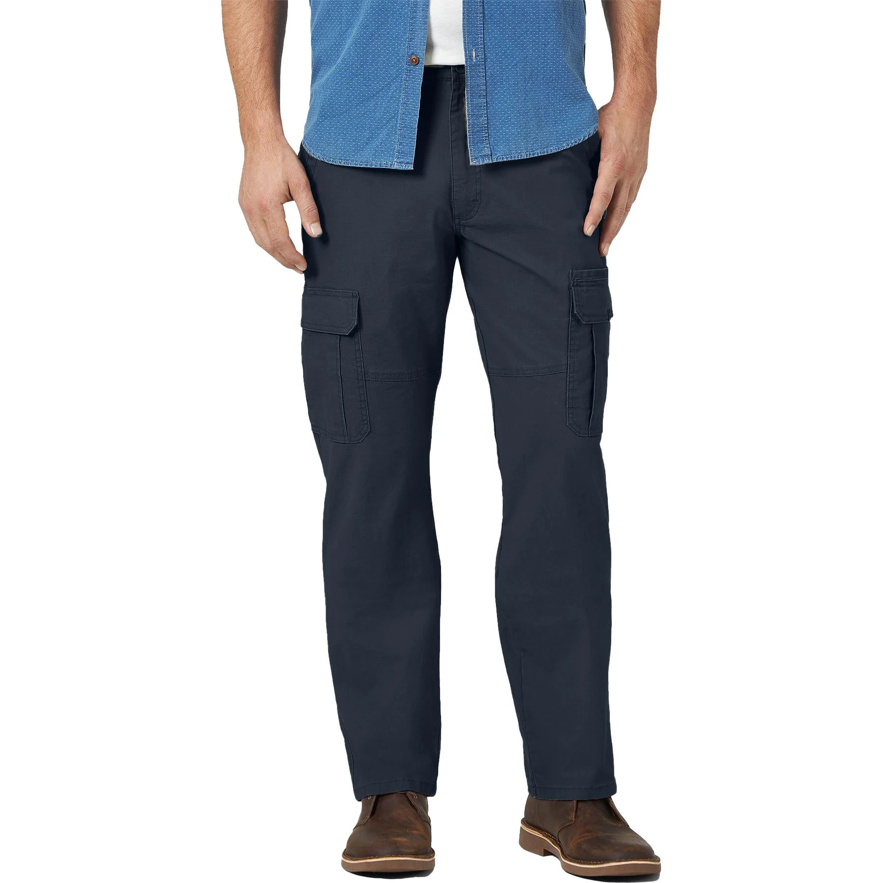 Mens Wrangler Stretch Big Size Cargo Trousers