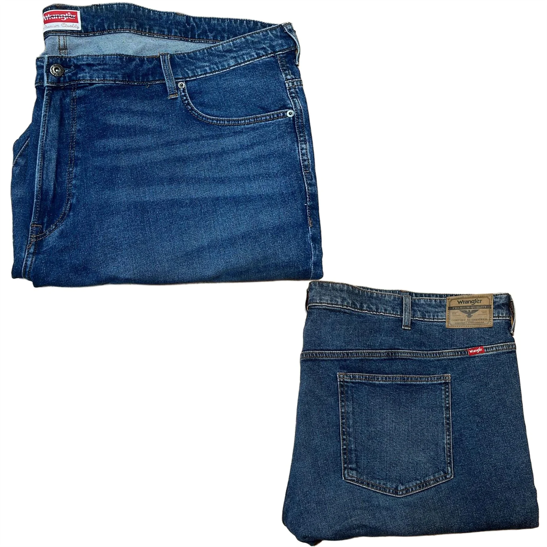 Mens Wrangler Stretch Big Size Jeans