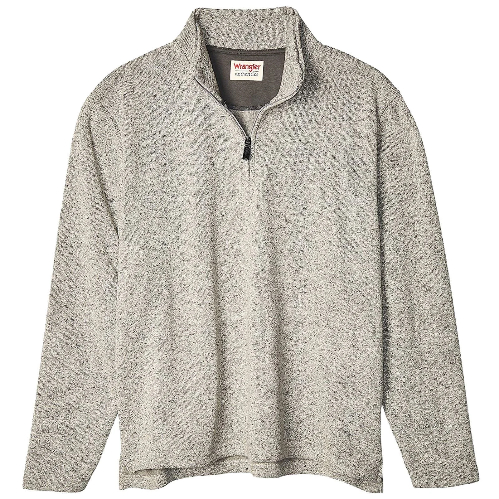 Mens Wrangler Fleece Lined Quarter Zip Jacket