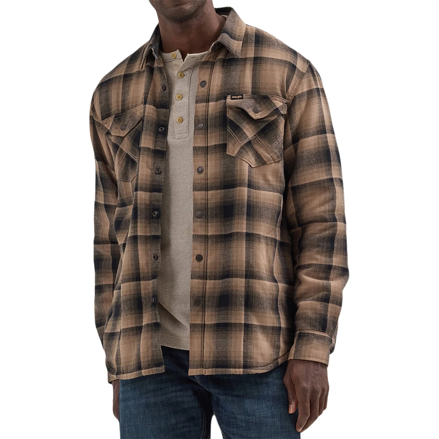 Mens Wrangler Sherpa Fleece Lined Sherpa Lined