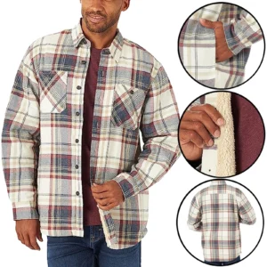 Mens Wrangler Sherpa Fleece Lined Sherpa Lined