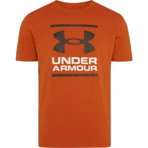 Mens Under Armour Writing T Shirt