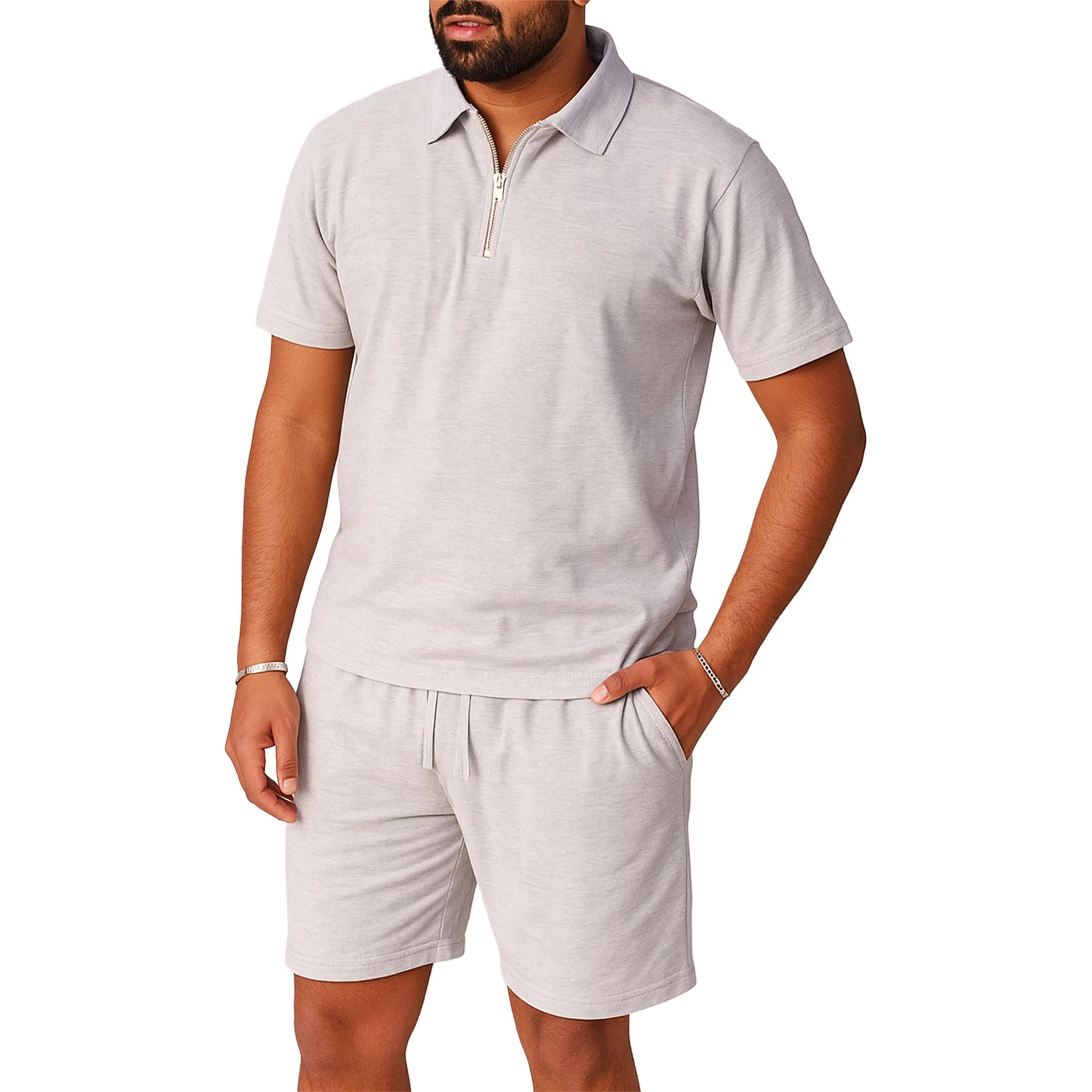 Mens 2 Piece Summer Short Set