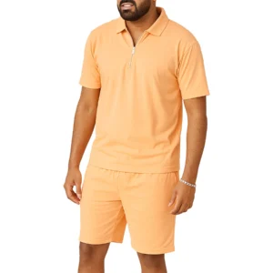 Mens 2 Piece Summer Short Set