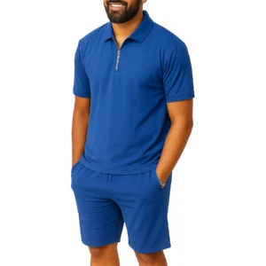 Mens 2 Piece Summer Short Set